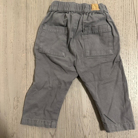 Zara Gray Denim Jean Trouser Pants Size 9-12 months Baby - Picture 6 of 7